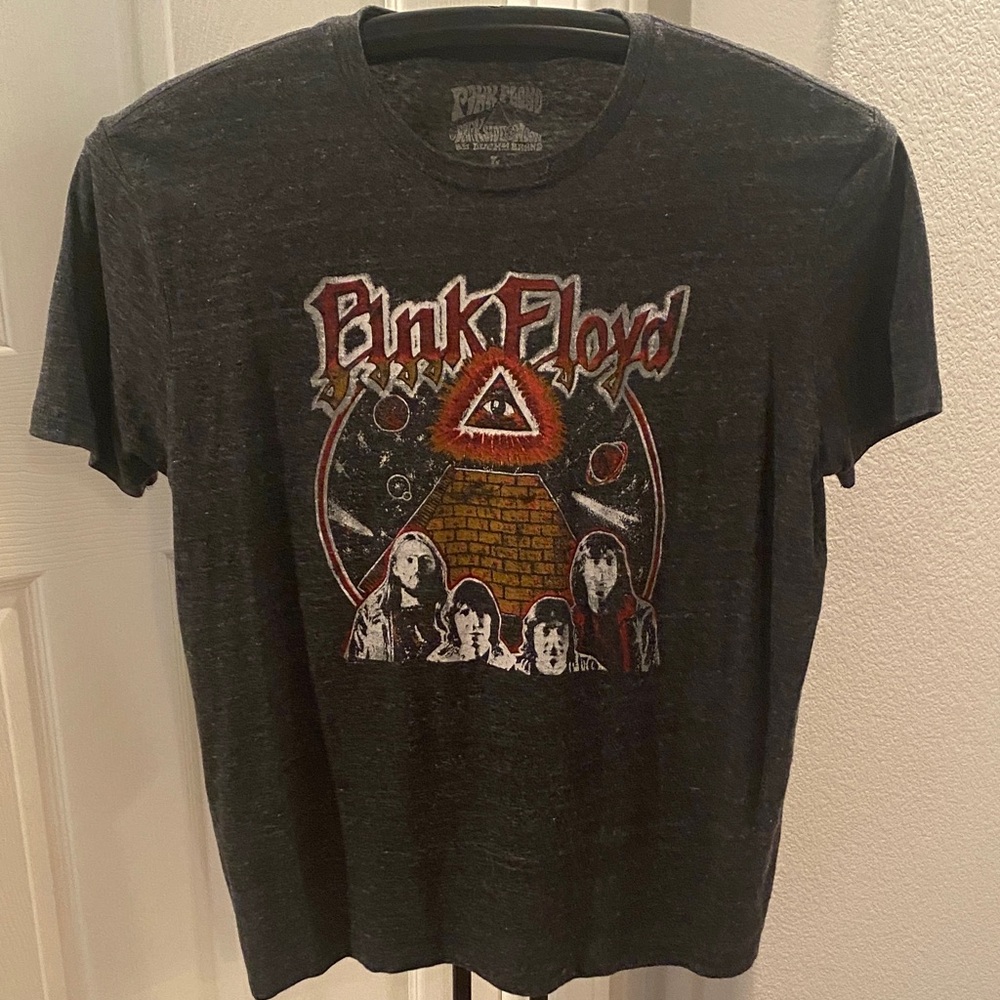 Lucky Brand Dark Gray Pink Floyd Tee